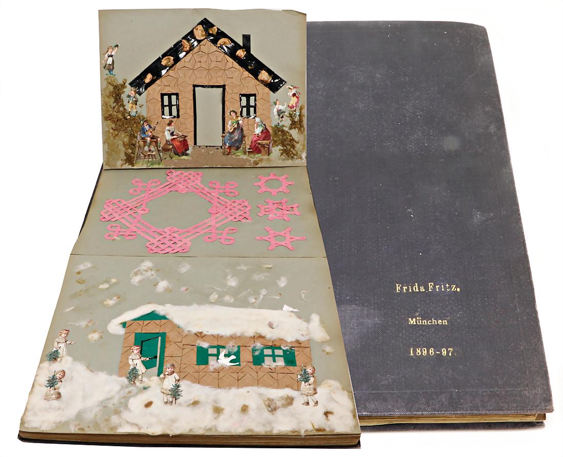 Frida & Franz München, 1896 / 97, album with folded (1 of 1)