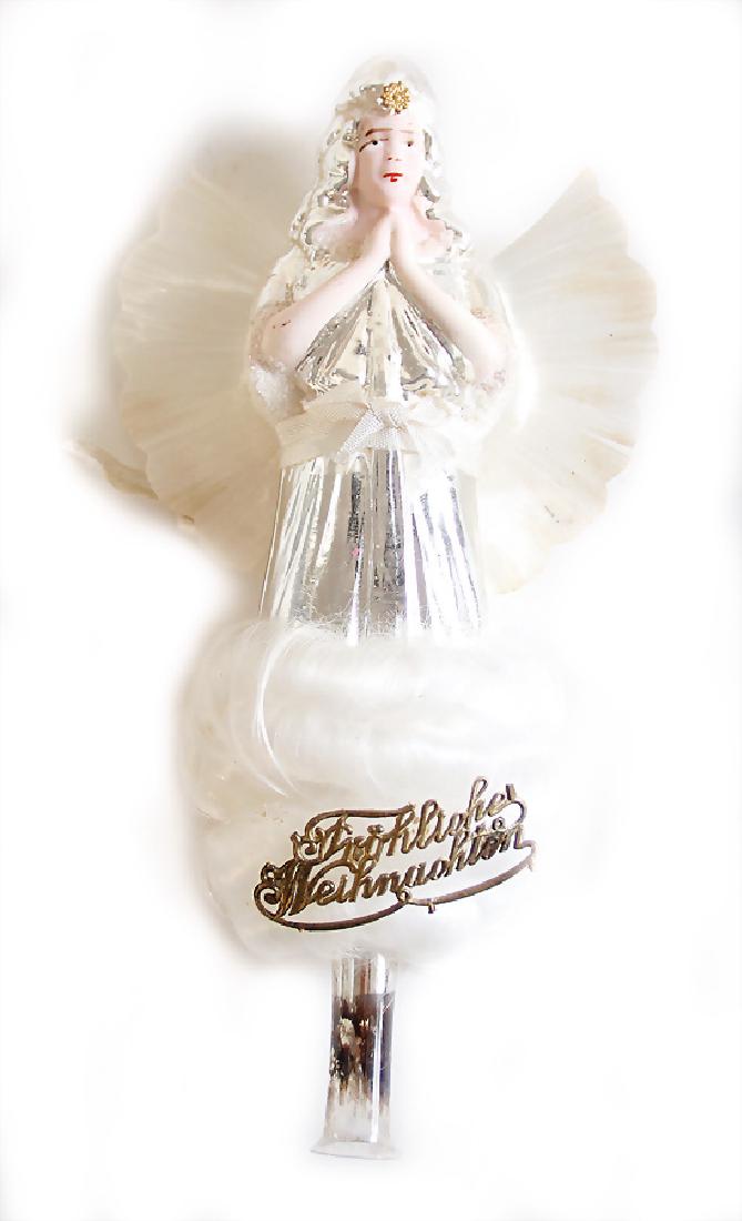 Christmas tree decoration, mirror glass, praying (1 of 1)