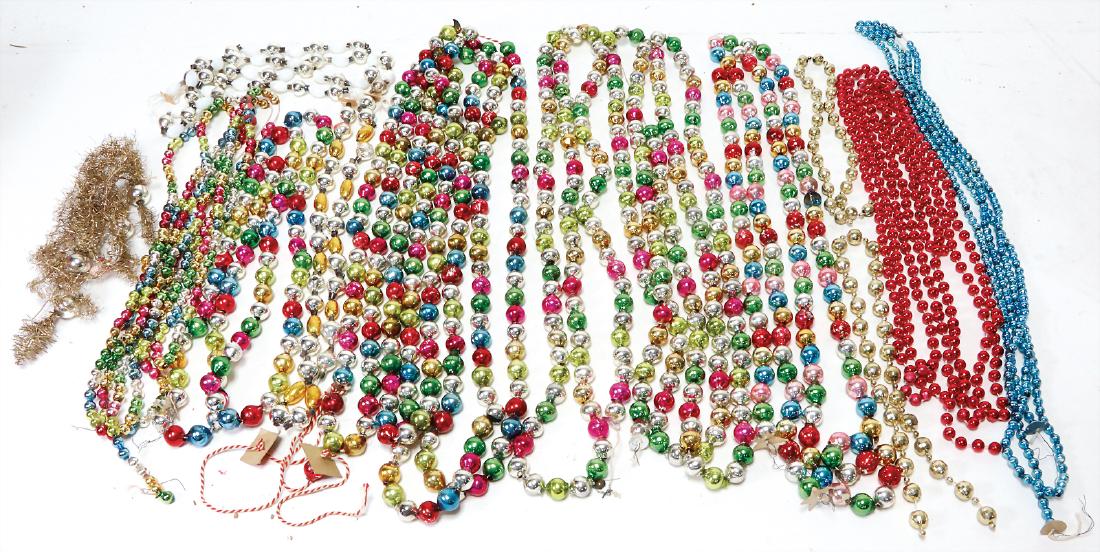 nice lot Christmas chain, glass, small size, several (1 of 1)