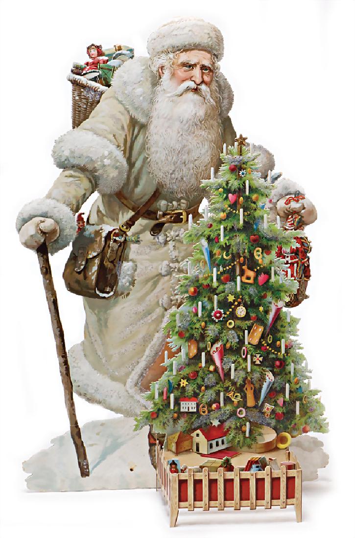 exceptional set up figure, cardboard chromolithography (1 of 1)