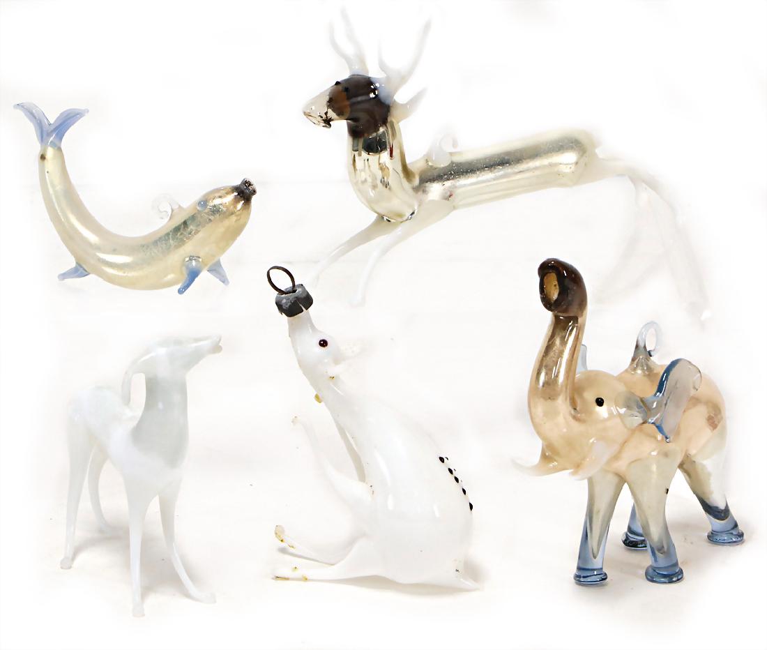 LAUSCHA Christmas tree decoration, 5 pieces, glass, (1 of 1)