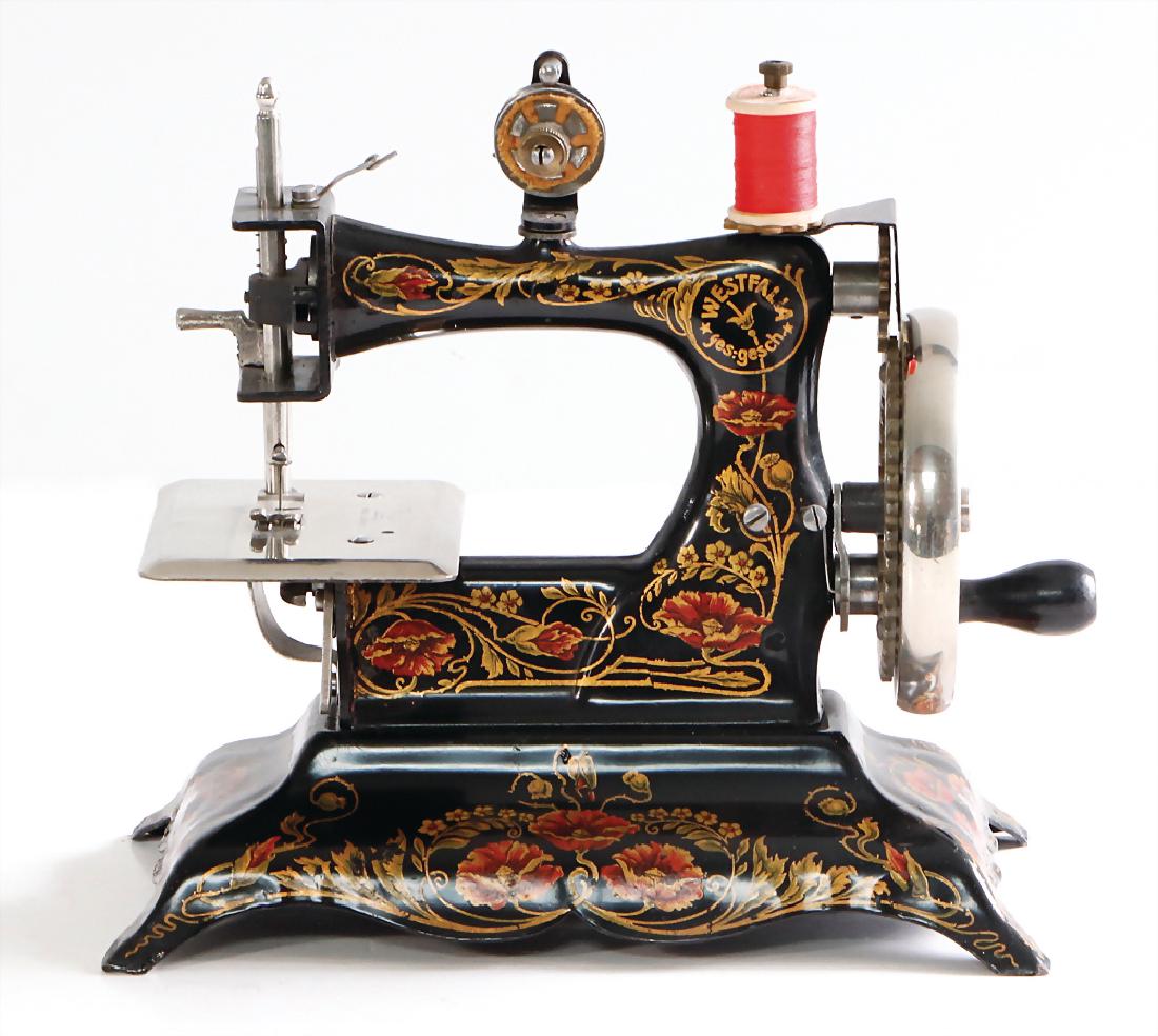 CASIGE sewing machine, No. 7,  Westfalia decor, (1 of 1)