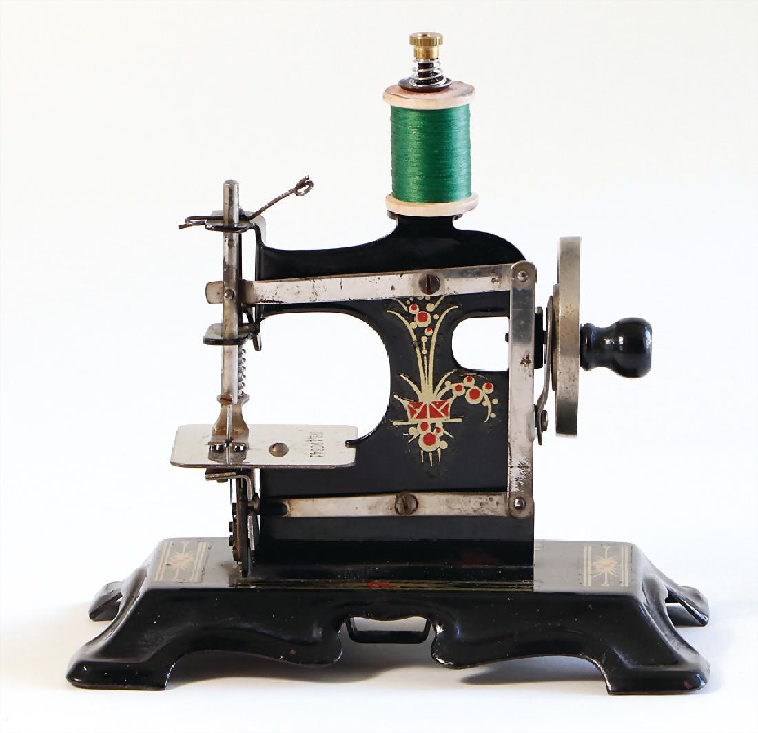 MÜLLER sewing machine, No. 8, new, flower decor, (1 of 1)