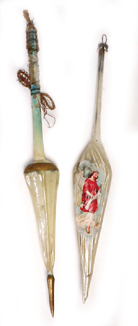 Christmas tree decoration, 2 pieces, umbrellas, 21 and: Christmas tree decoration, 2 pieces, umbrellas, 21 and 22 cm German Description Christbaumschmuck, 2 Teile, Schirme, 21 u. 22 cm