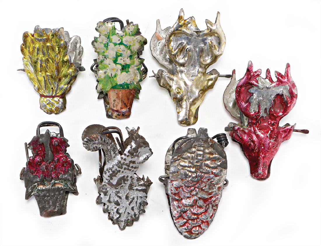 mixed lot of  Christmas tree decoration, clamps (candle (1 of 1)