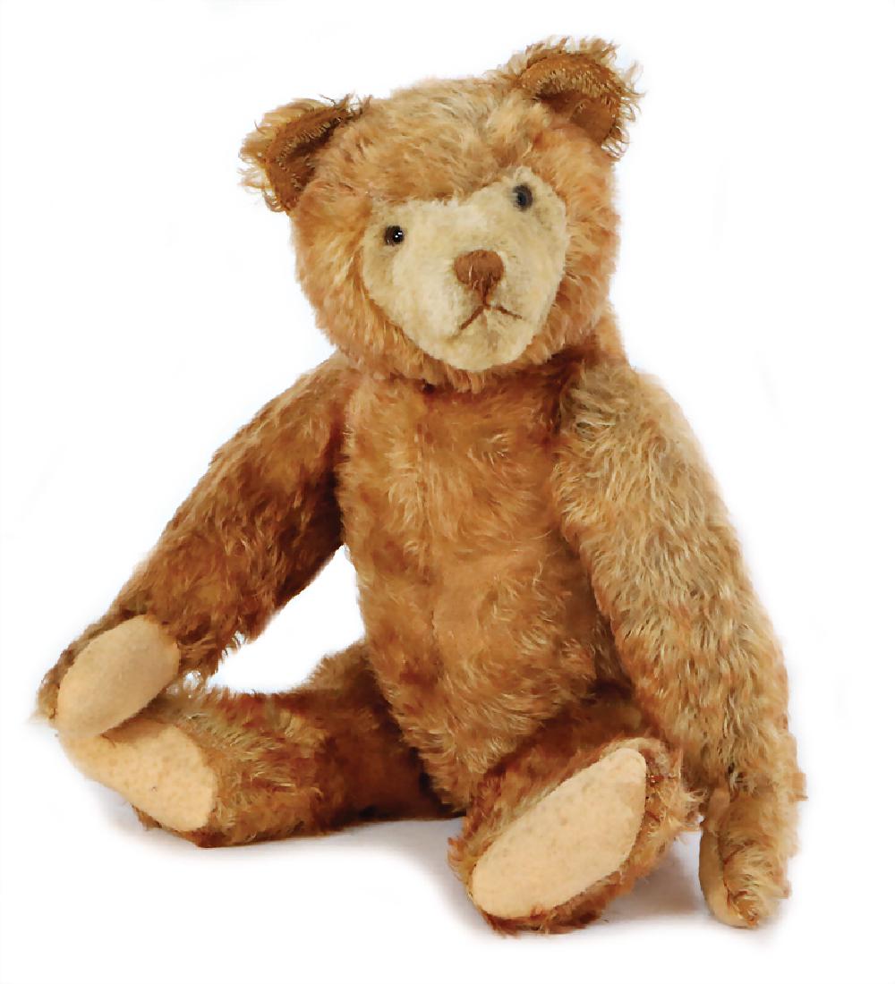 KRÄMER bear, probably around 1935, squirted mohair, (1 of 2)