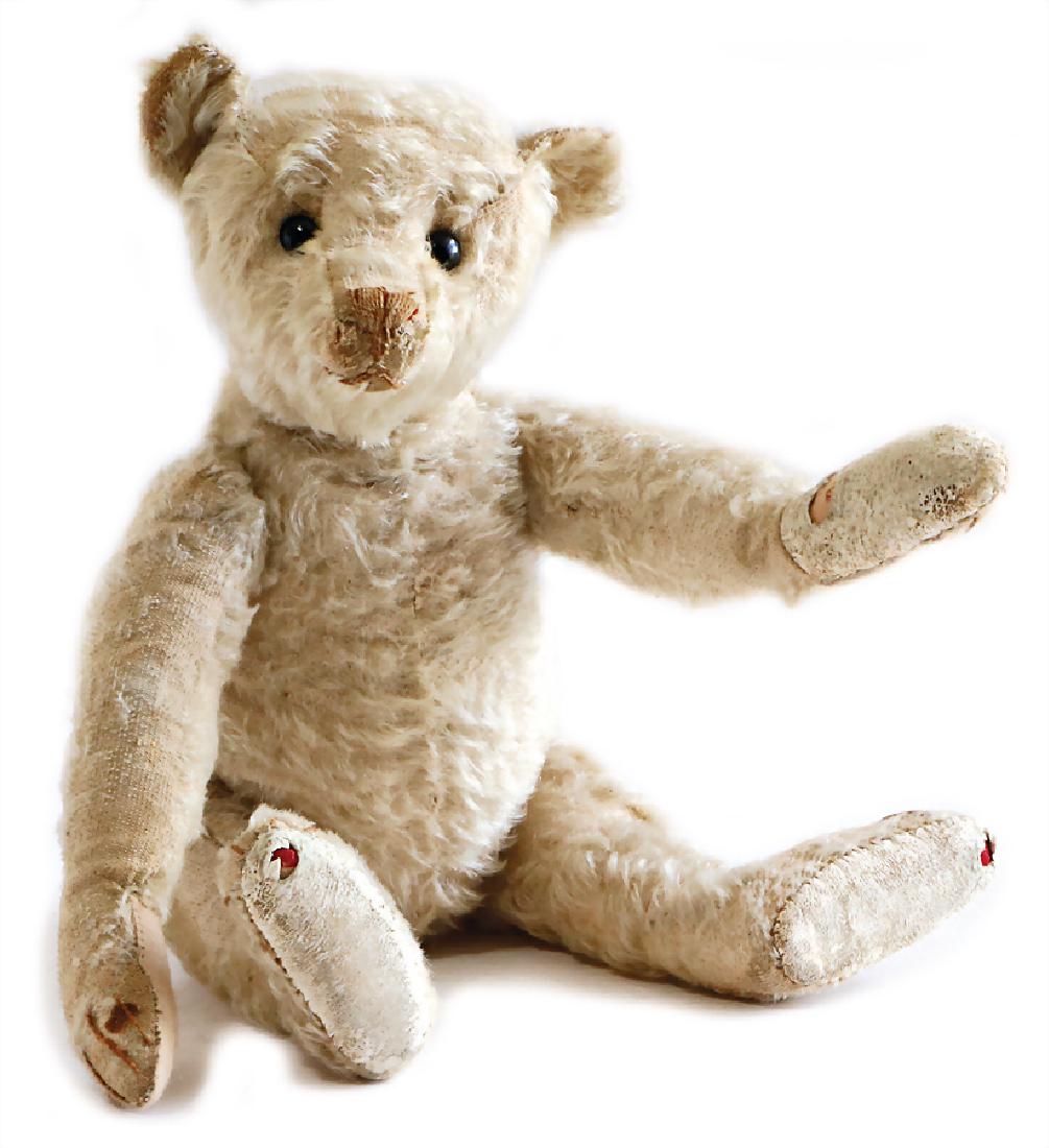 STEIFF bear, pre-war era, with shiny button, produced (1 of 2)
