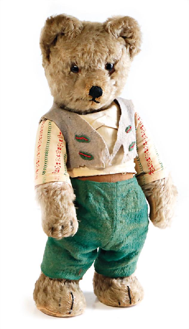 SCHUCO Yes/No bear, glass eyes, slightly covered in (1 of 1)