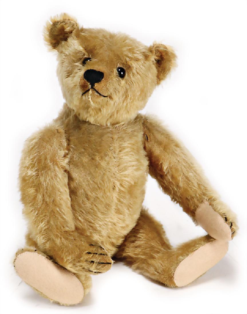 STEIFF bear, pre-war era, block letters, long stretched (1 of 2)