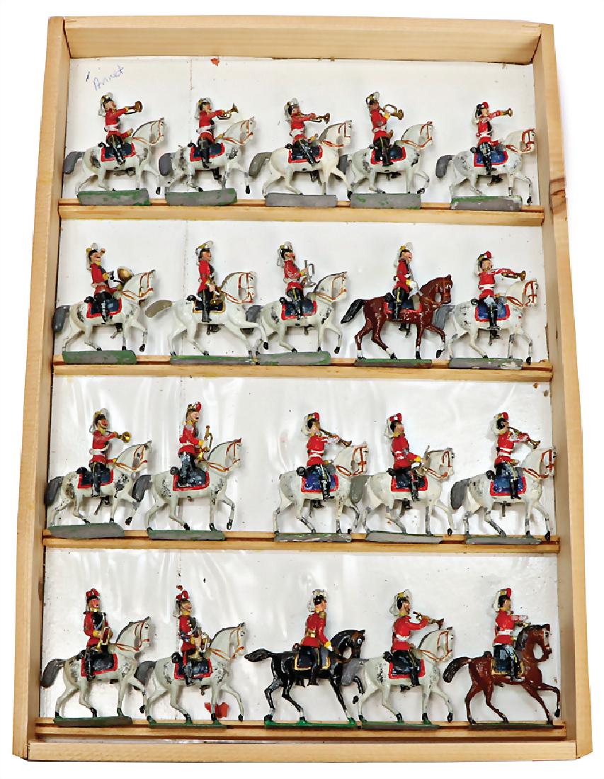 mixed lot of  c. 20 tin composition figures, plastic, (1 of 1)