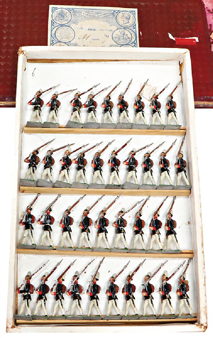 PROBABLY HEYDE mixed lot of  c. 38 tin composition (1 of 1)