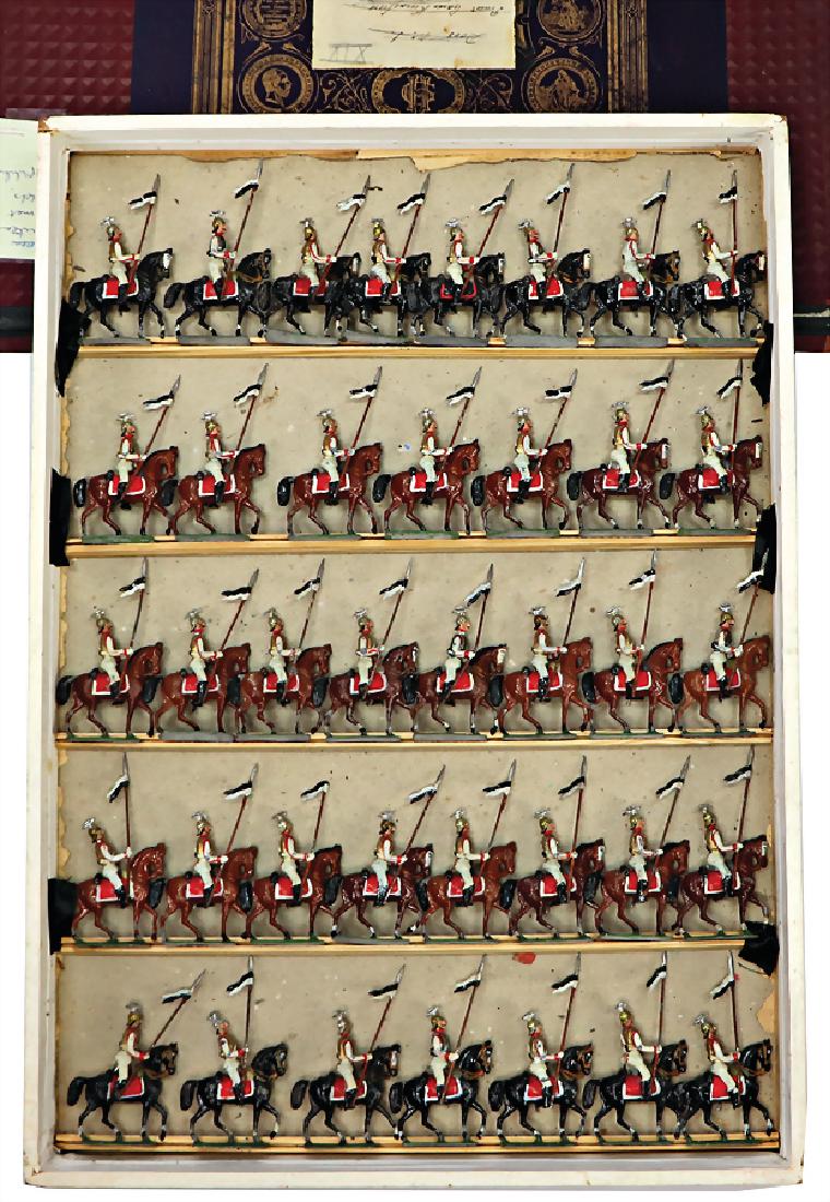 mixed lot of  c. 38 tin composition figures, plastic, (1 of 1)