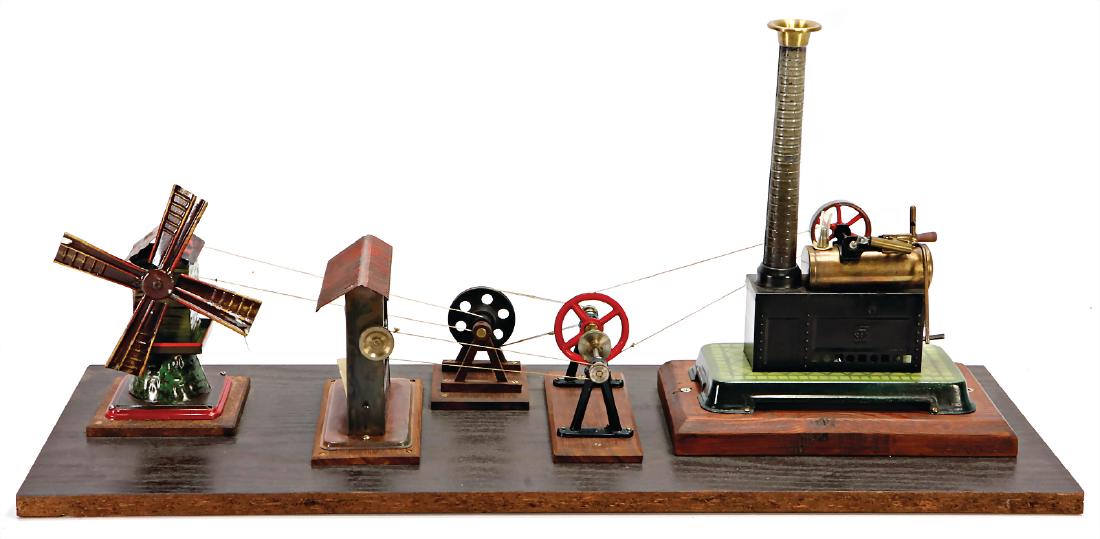 small stationary traction engine, boiler, diameter: 3.5 (1 of 1)