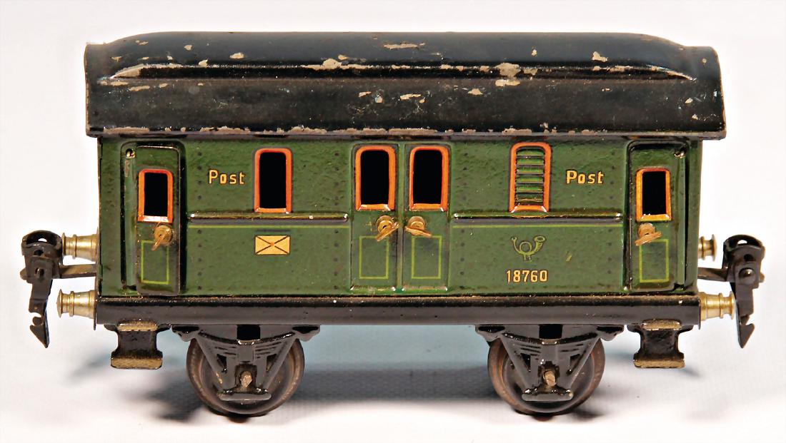 MÄRKLIN track 0, 1876, mail van, 16 cm, used-good, roof (1 of 1)