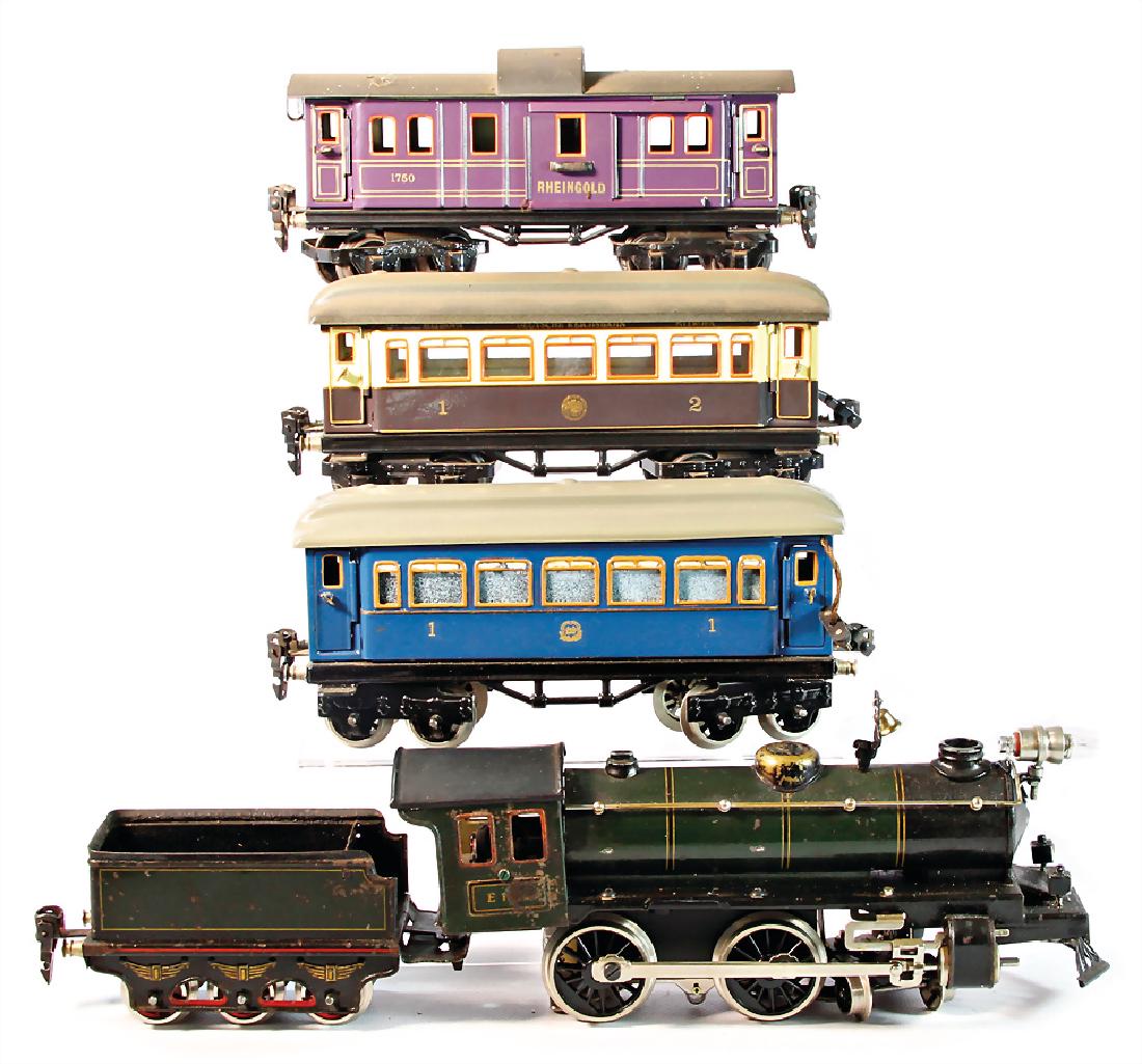 MÄRKLIN track 0, tow-tender-locomotive 2B,with tender, (1 of 1)