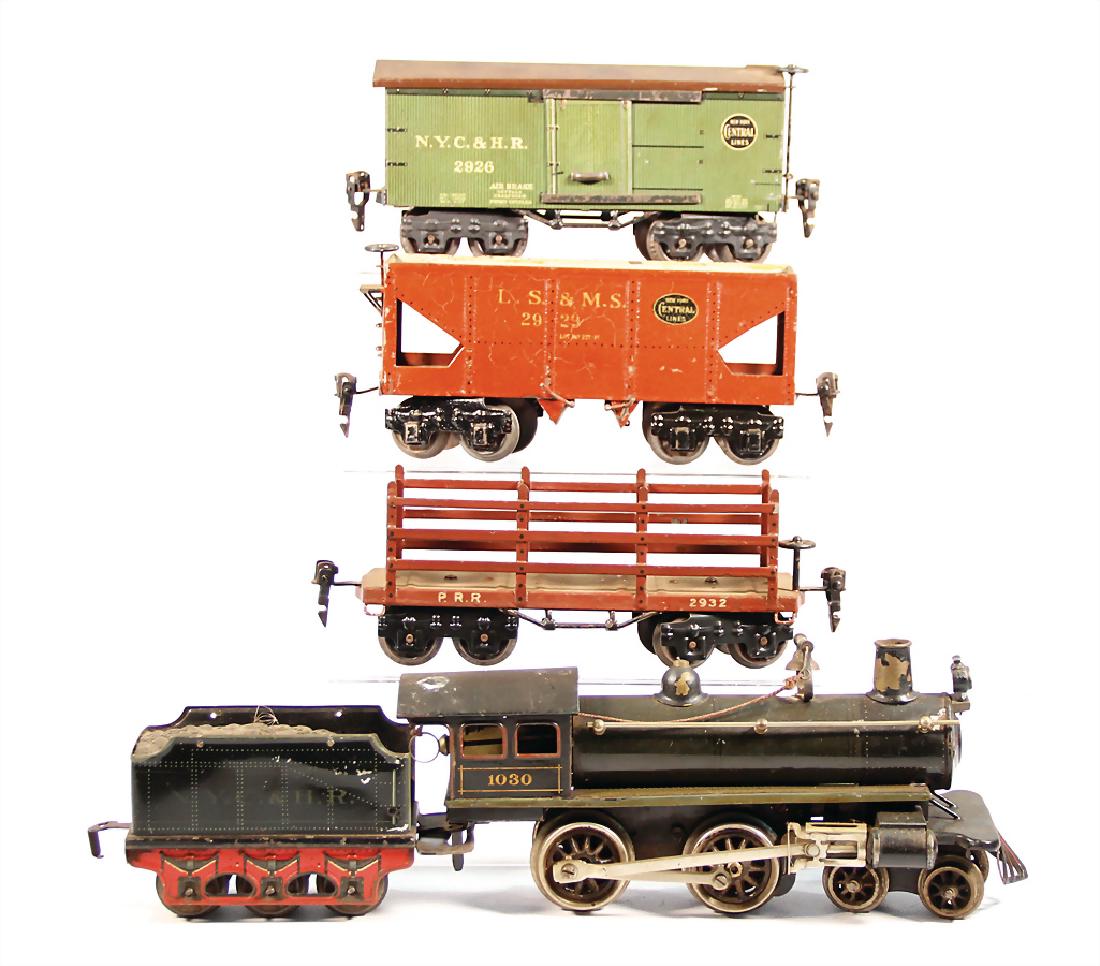 MÄRKLIN track 0, 1030, tow-tender-locomotive, B, green (1 of 1)
