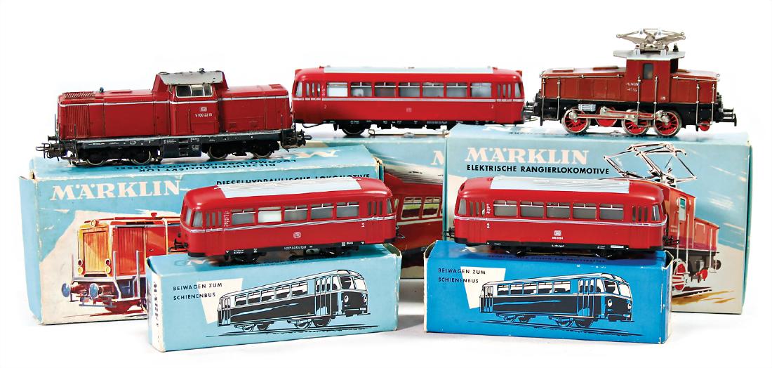 MÄRKLIN H0, mixed lot of  5 items, 2 sidecar for (1 of 1)