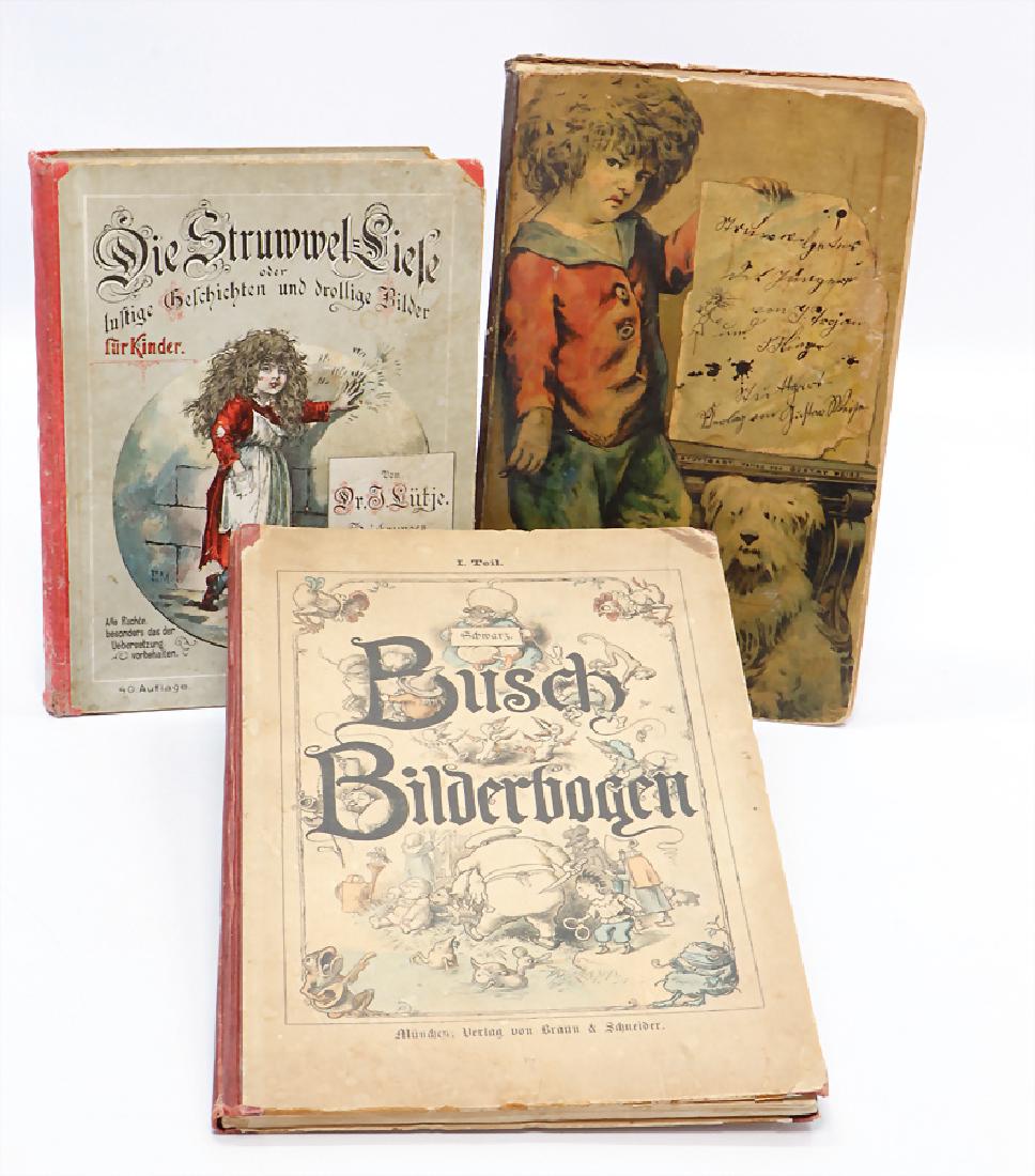 3 pieces books, "Struwwelpeter der jüngere", by J. (1 of 1)