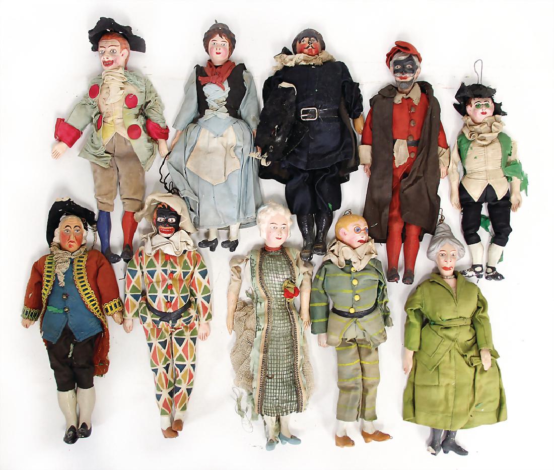 marionettes, 10-part, 26 cm, mass head, arms and legs, (1 of 1)