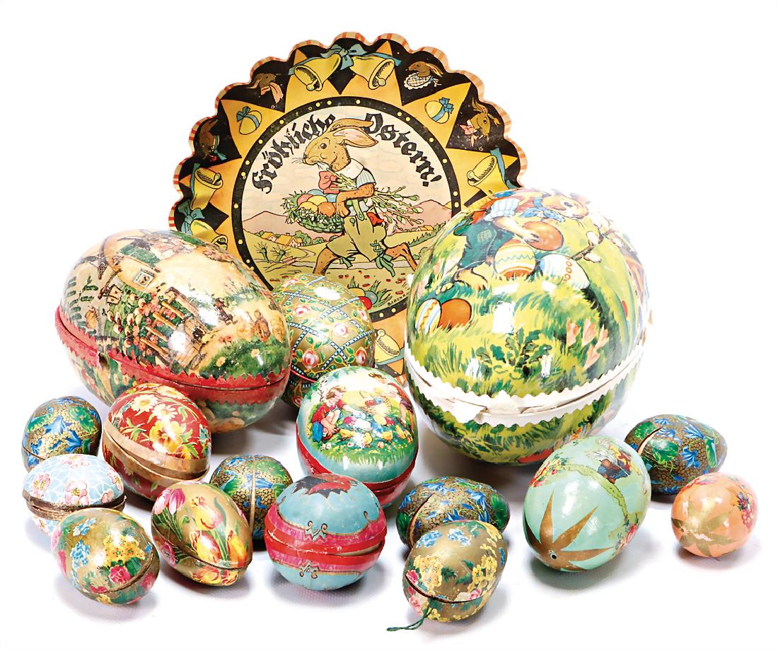 15 pieces, cardboard eggs, 7-20 cm German Description: 15 pieces, cardboard eggs, 7-20 cm German Description 15 Teile, Papp-Eier, 7-20 cm
