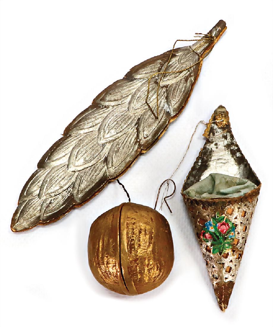 DRESDNER PAPPE Christmas tree decoration, 3 pieces, (1 of 1)