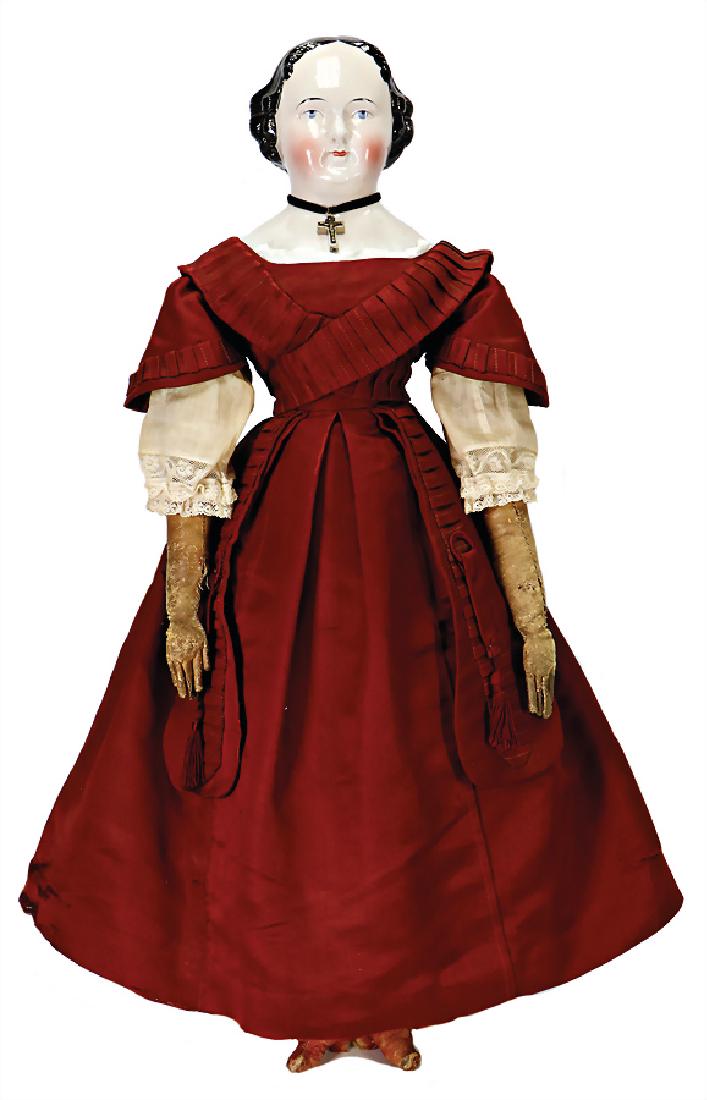 big China-Head (enameled porcelain) shoulder headed (1 of 3)