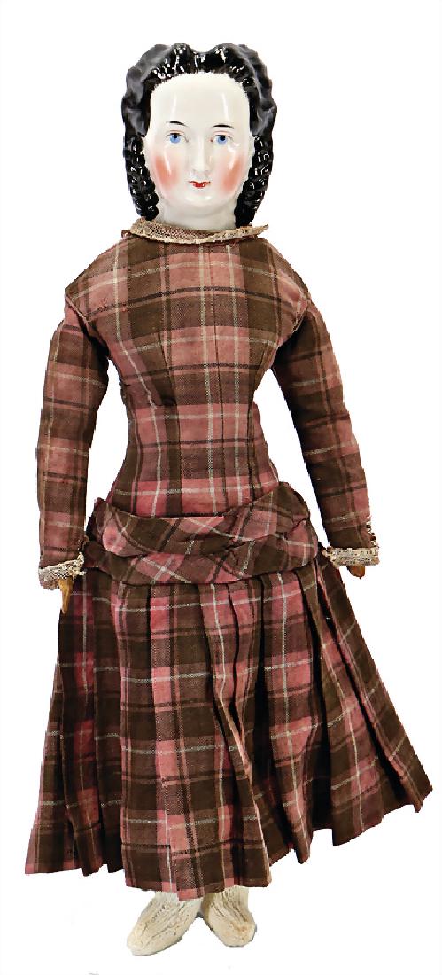 exceptional China Head (enameled porcelain), shoulder (1 of 3)