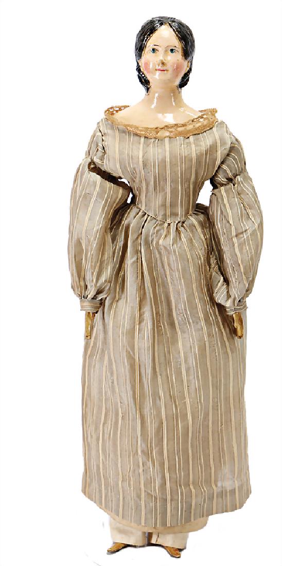 papier mâché shoulder headed doll, Milliner´s model, 40 (1 of 3)