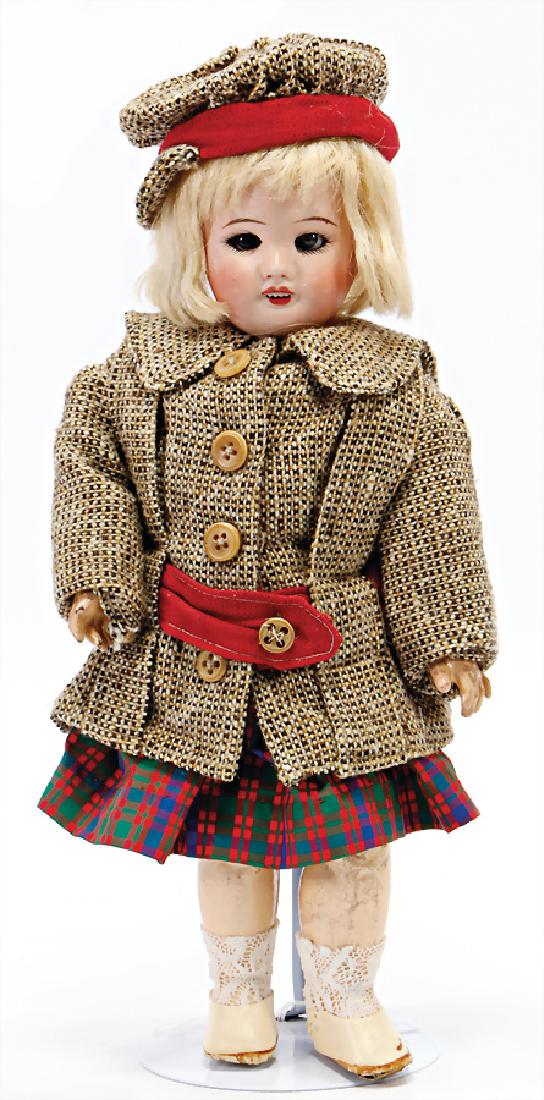 SFBJ bisque porcelain head doll, France, 27 cm, socket (1 of 1)