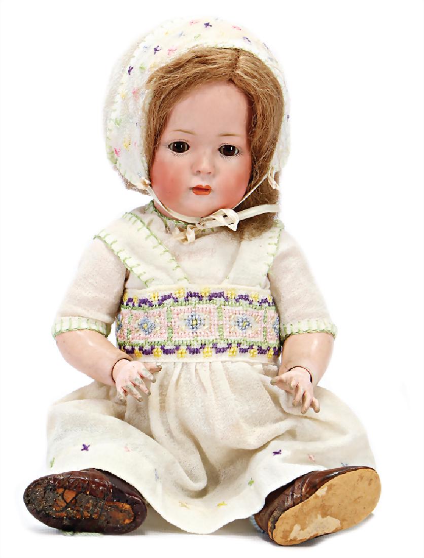 BAEHR & PROESCHILD bisque porcelain character baby, (1 of 1)