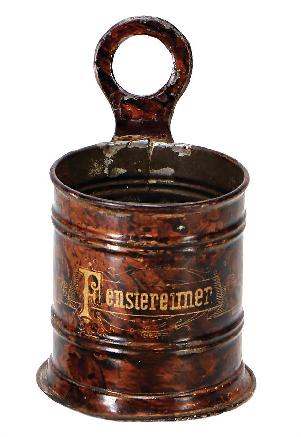 ROCK & GRANER Biberacher sheet metal, window: ROCK & GRANER Biberacher sheet metal, window bucket, sheet metal, handpainted, 9 cm German Description ROCK & GRANER Biberacher Blech, Fenstereimer, Blech, handlackiert, 9 cm