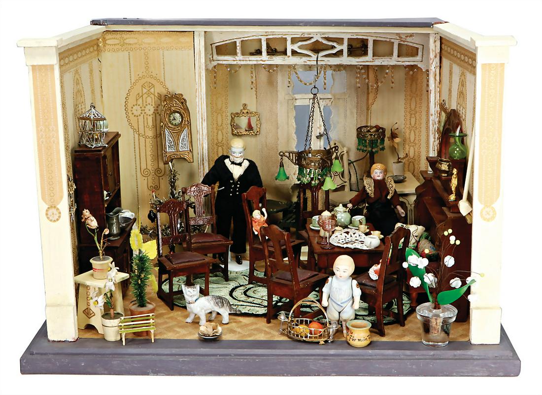 dollhouse room, retouched 1-part case, furnished with (1 of 1)