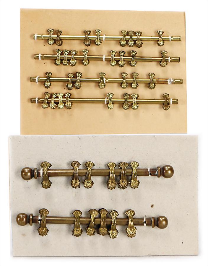 ERHARDT & SÖHNE sheet brass, gilded, 4 pieces, (1 of 1)