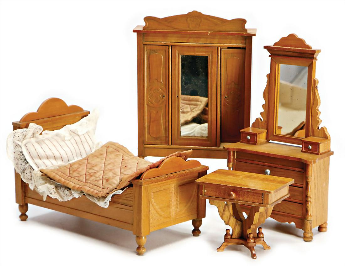 dollhouse bedroom furniture, wardrobe, 18 cm, 1 door is (1 of 1)