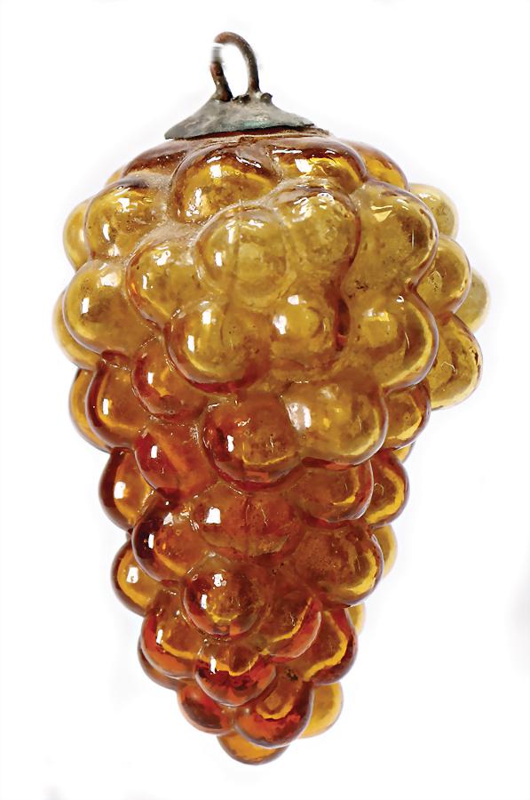 early ball, heavy glass, shaped like a grape, 12 cm (1 of 1)