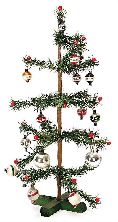 christmas tree, decorated, 40 cm   German Description (1 of 1)