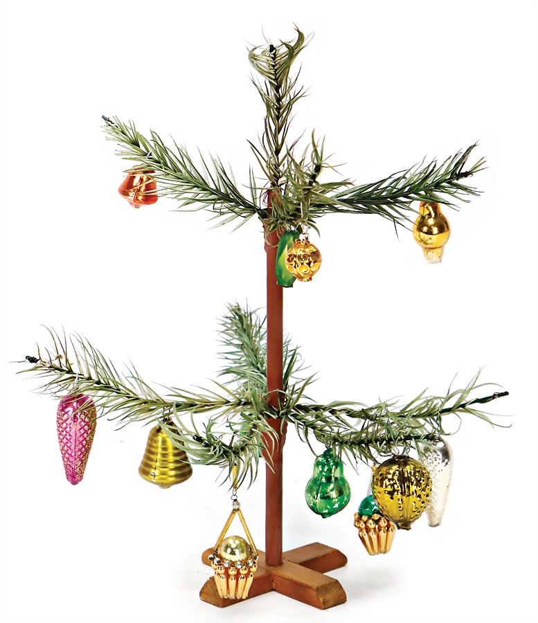 small tree, decorated, 26 cm   German Description  Kl. (1 of 1)