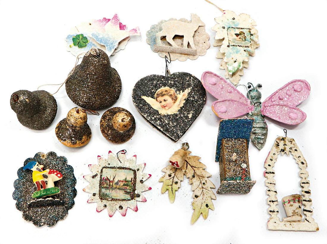 mixed lot of  Christmas tree decoration, cardboard with (1 of 1)