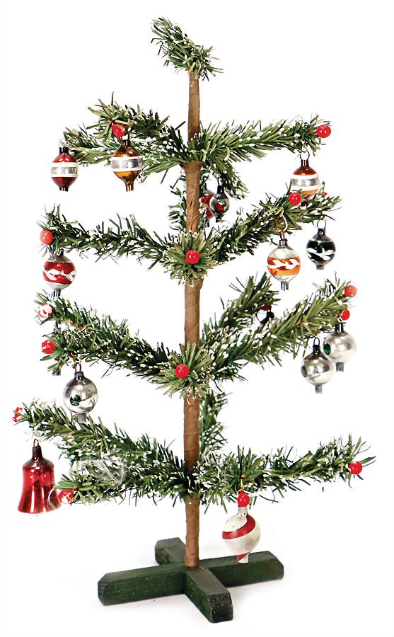 christmas tree, decorated, 35 cm   German Description (1 of 1)