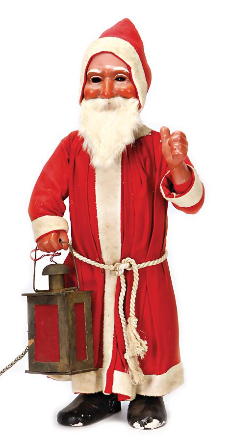 Santa Claus, head nodder, c. 1930, 60 cm, papier mâché, (1 of 1)