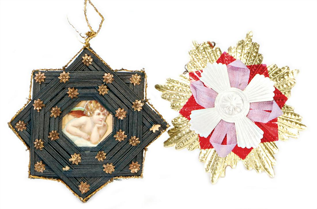 1 star, cardboard, wafer picture, made of threads, 1 (1 of 1)