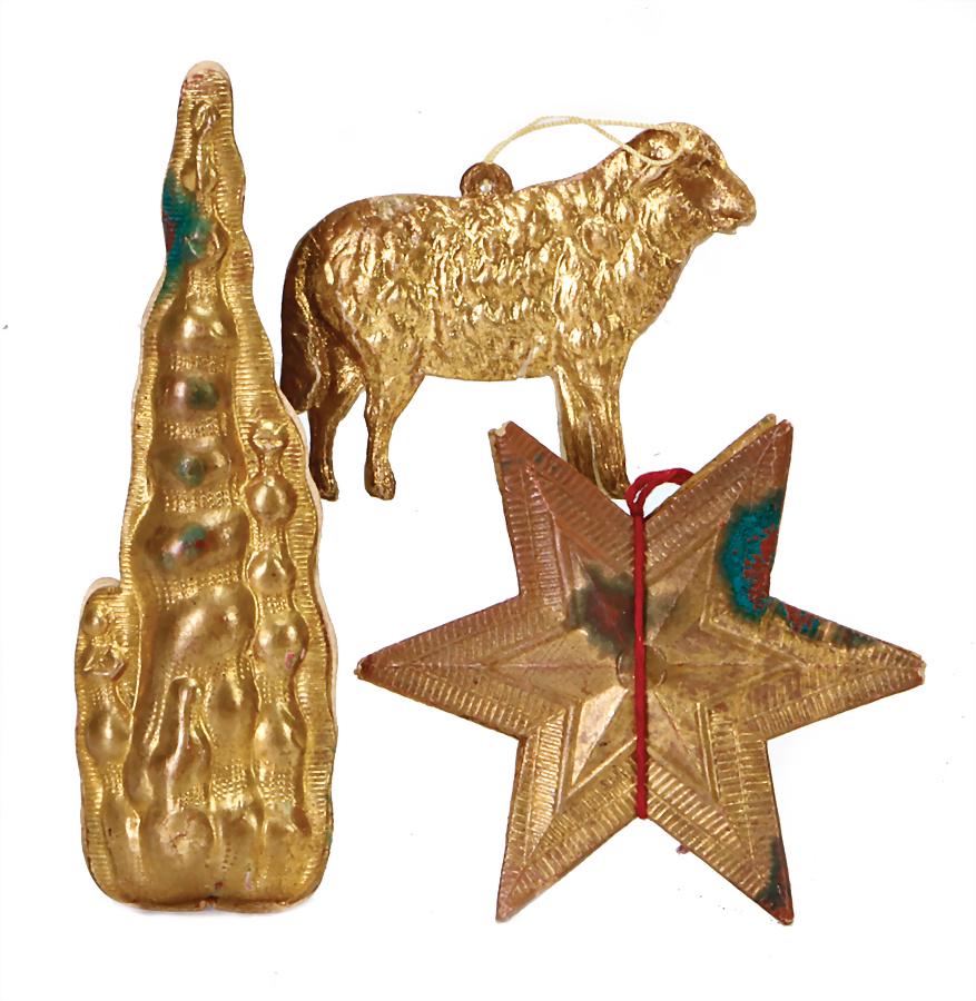 DRESDNER PAPPE Christmas tree decoration, 3 pieces, (1 of 1)