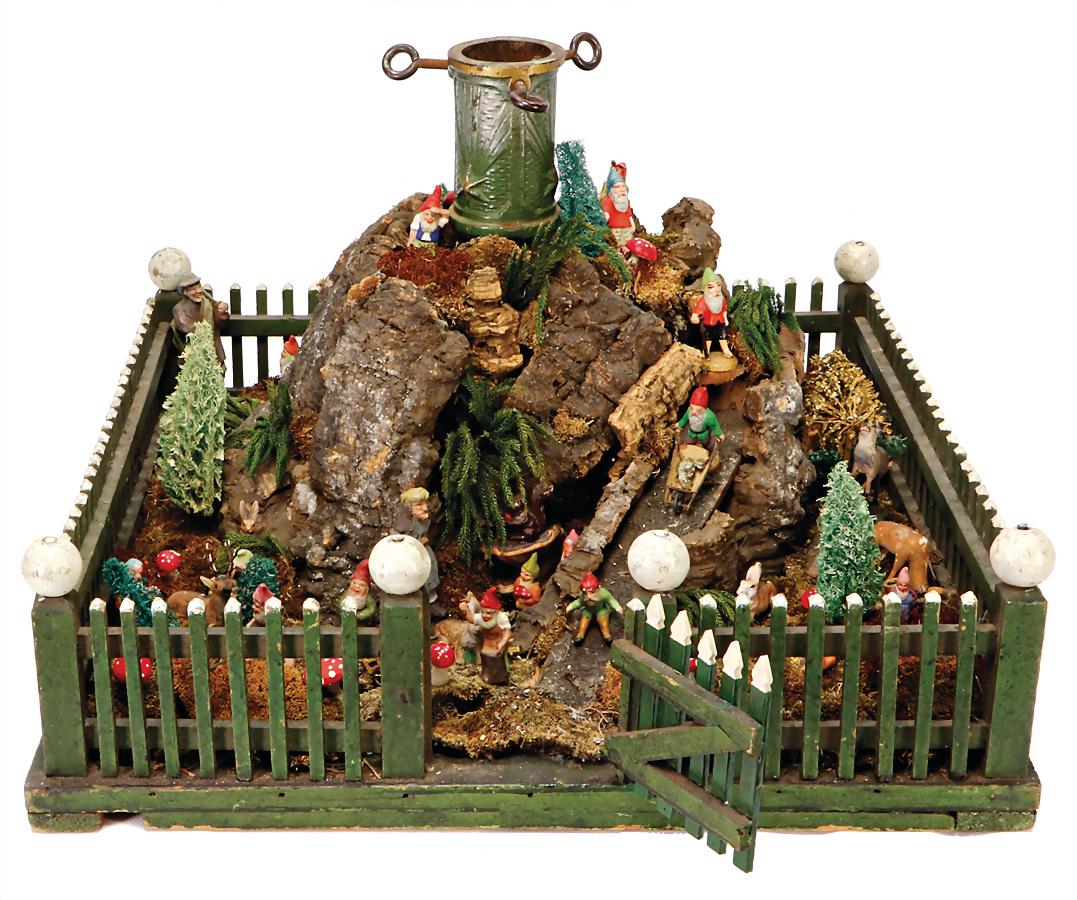 Christmas tree stand with mountain and  paradise (1 of 1)