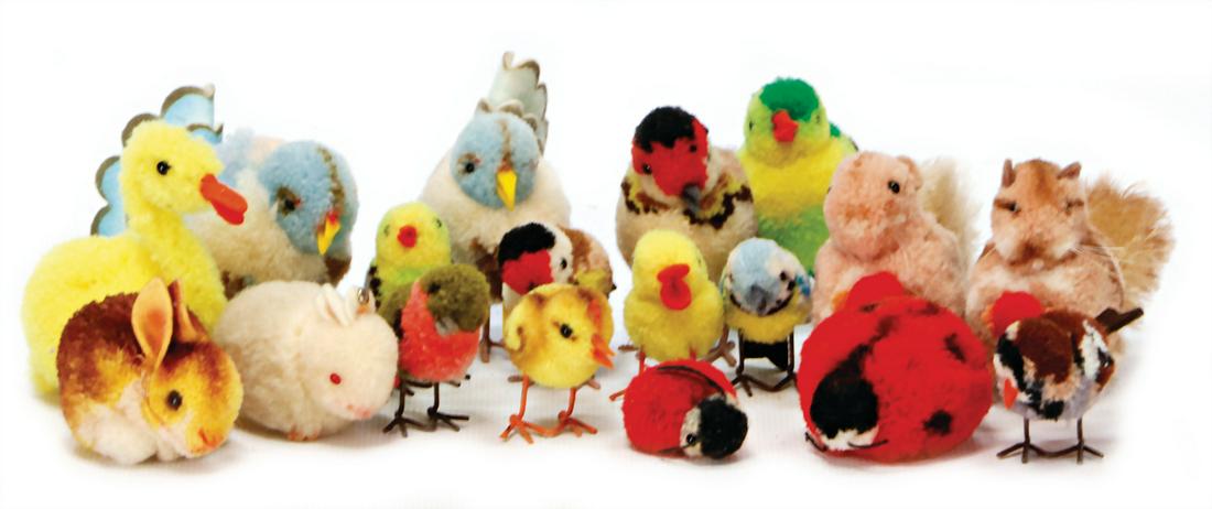 STEIFF mixed lot of  wool miniatures, 18 pieces, (1 of 1)