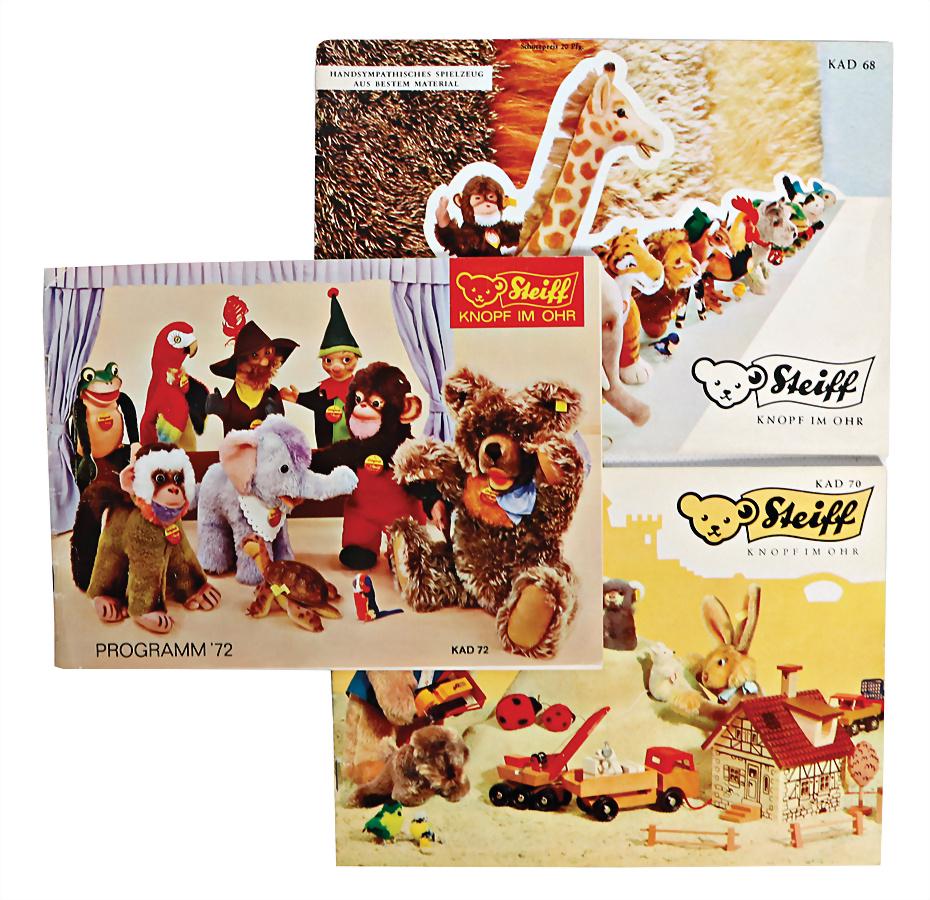 STEIFF mixed lot of  catalogs, 1972, 48 pages, 1970, 32 (1 of 1)