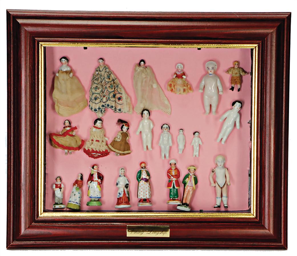 big mixed lot of China-Head dolls, small Frozen Charlie (1 of 1)