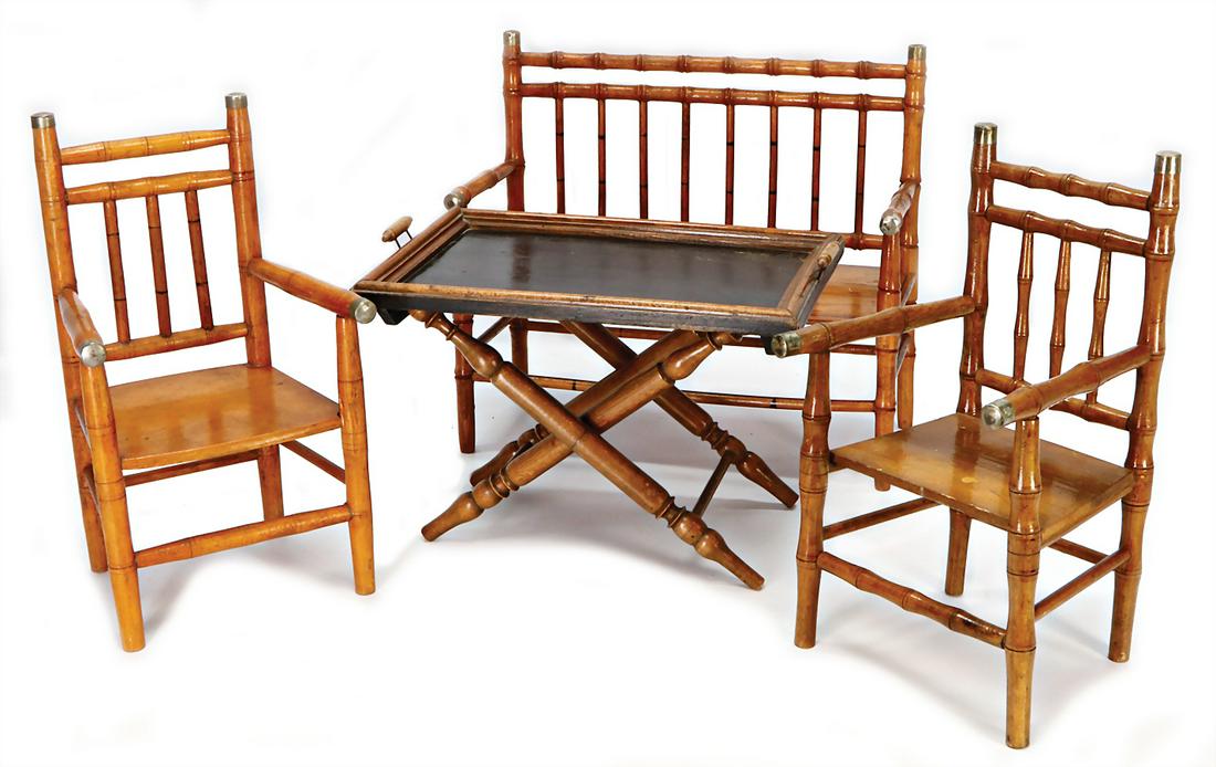 doll's living-room suite, bench, height: 34.5 cm, 2 (1 of 1)