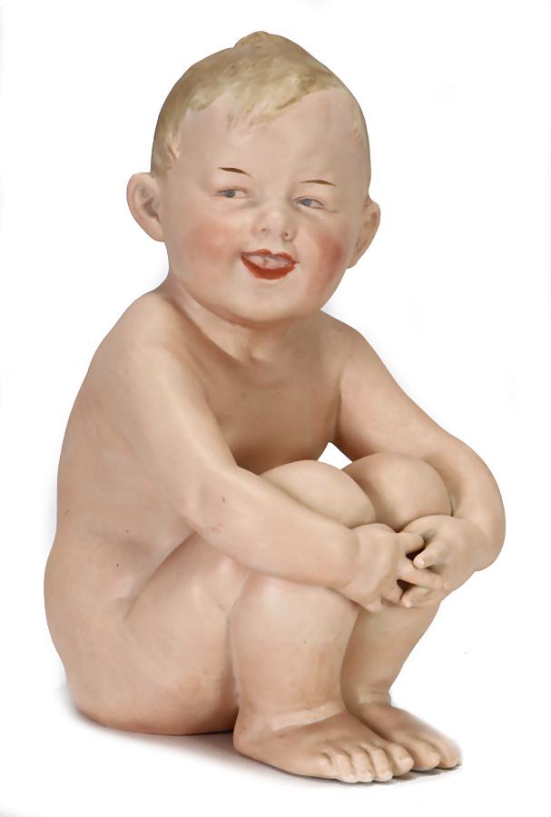 HEUBACH sun, Piano-baby, all-bisque, 24.5 cm, sitting (1 of 1)