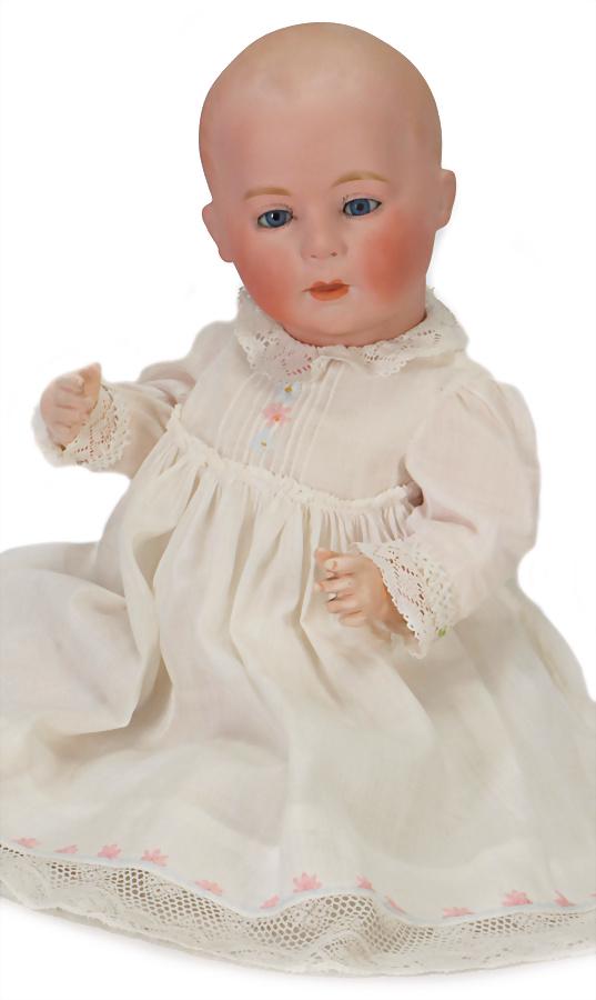 WENDT & KÜHN bisque porcelain character boy, 36 cm, (1 of 1)