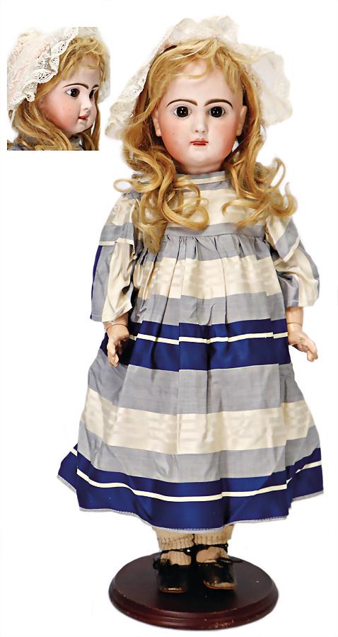 Déposé-Tête-Jumeau, bisque porcelain head doll, France, (1 of 1)